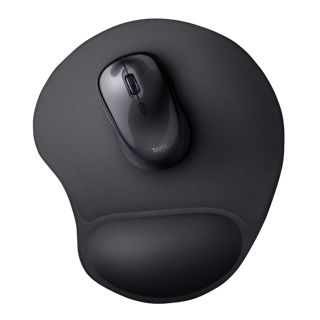 Trust almohadilla para mouse ergonómica de gel color negro - 16977