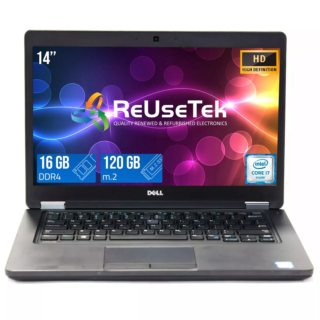 Dell Latitude 5480 de 14 pulgadas, Intel Core i7-6600U, 16 GB de RAM, 120 GB de SSD m.2, GeForce 930MX,